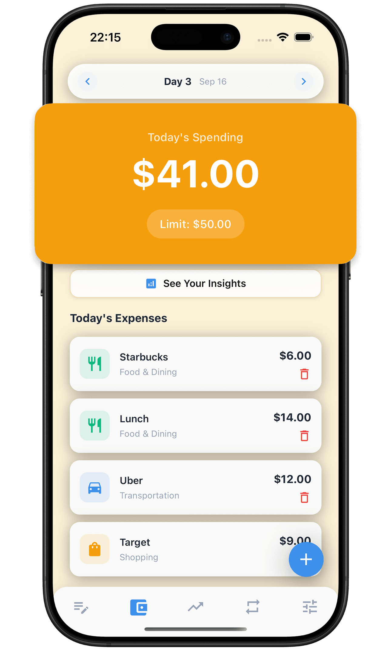 Expense Tracker screenshot