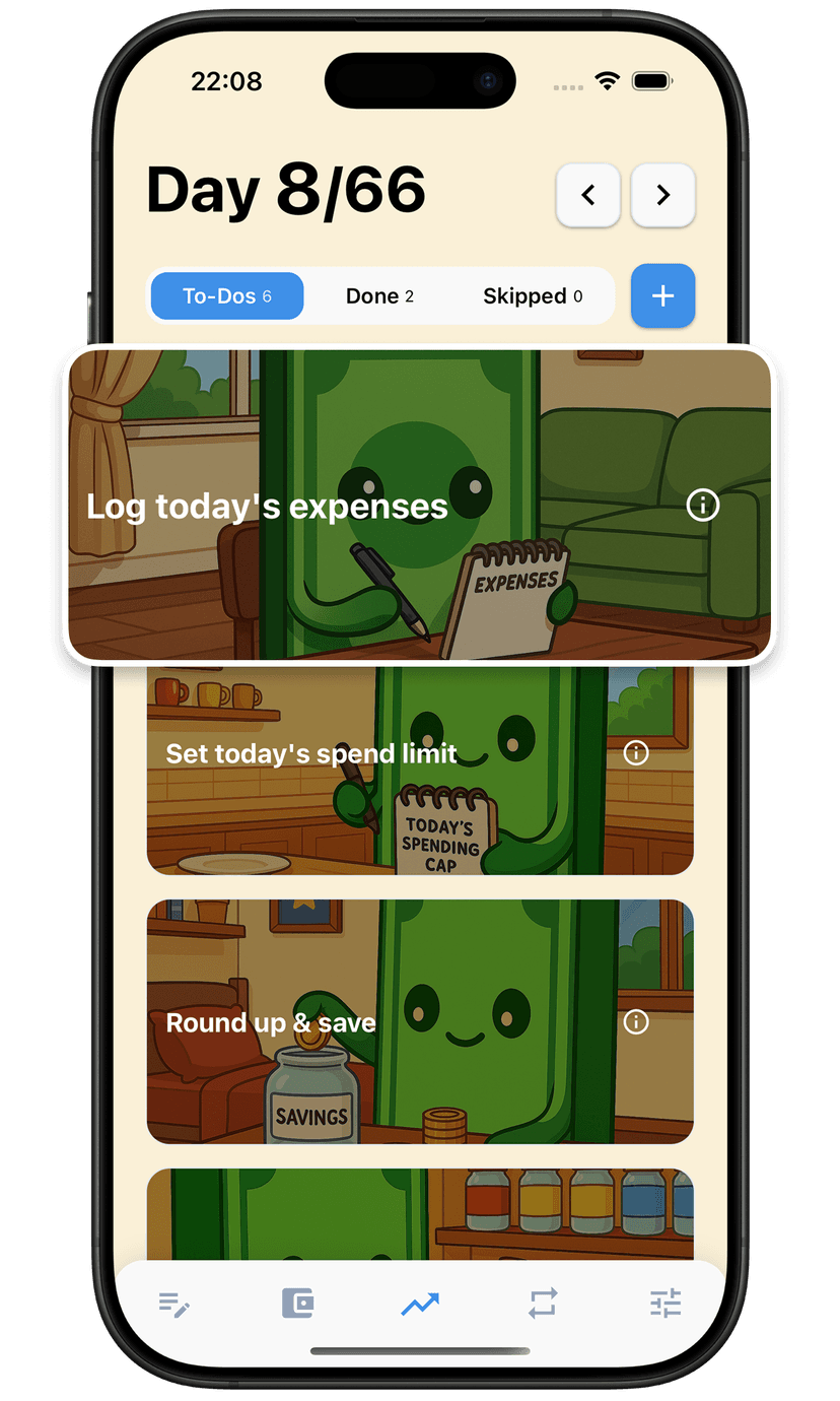 Wealthy App Habit Tracker