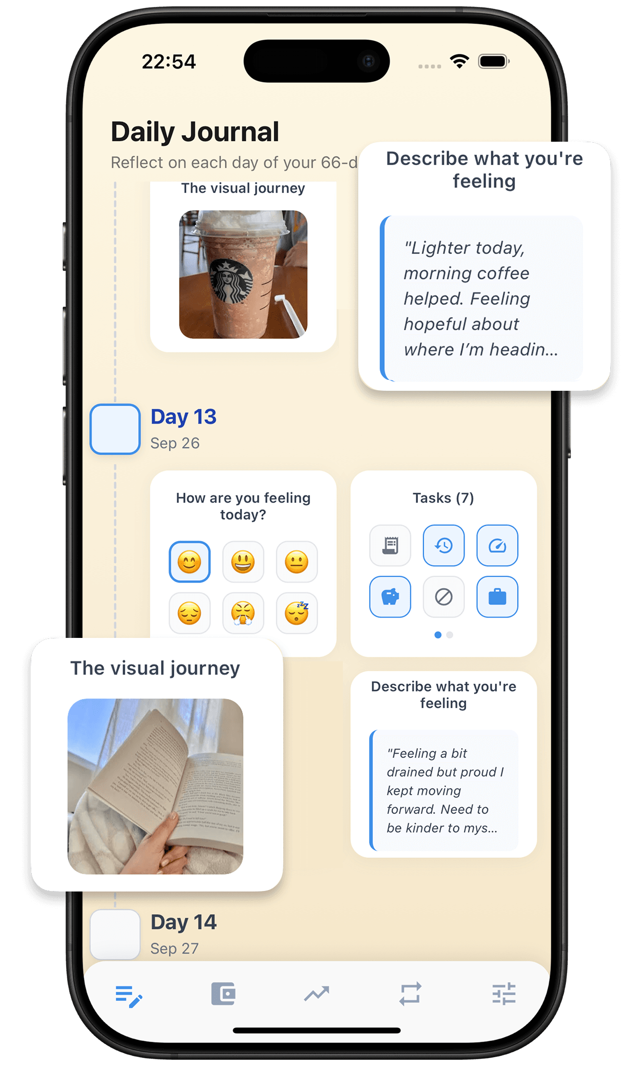 Financial Journal screenshot